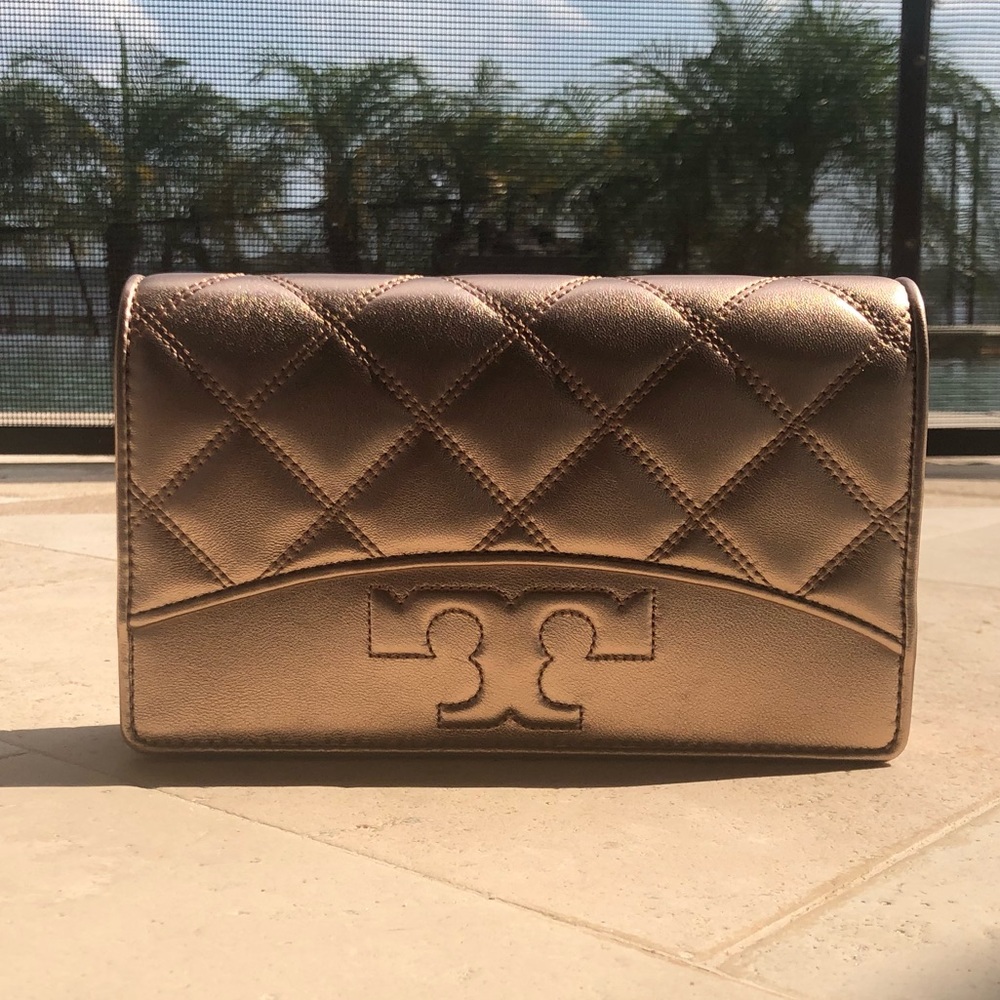 Tory Burch crossbody rose gold
